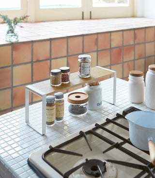 Single-Tier Riser - Steel + Wood - By Baano