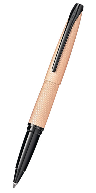ATX® Brushed Rose Gold Rollerball Pen - By Baano