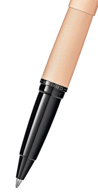 ATX® Brushed Rose Gold Rollerball Pen - By Baano