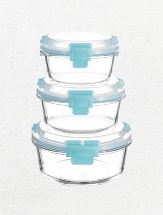 High Top Lid Round Containers