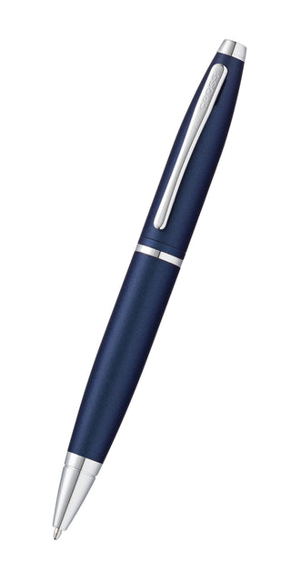 Calais™ Matte Metallic Midnight Blue Ballpoint Pen - By Baano
