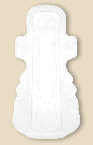 Organic Night Pads with Wings (Long) Rif care