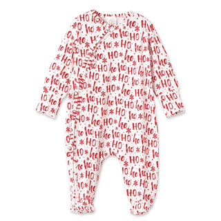 Christmas Bamboo Zipper Romper Ho-Ho-Ho - By Baano