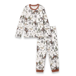 Cowboy On The Range Bamboo Pajama Set - By Baano