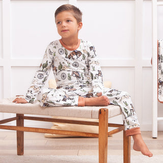 Cowboy On The Range Bamboo Pajama Set - By Baano