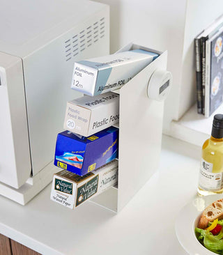 4-Tier Food Wrap Stand - Steel - By Baano