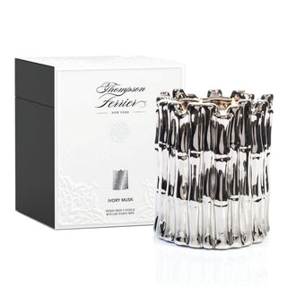 Silver Sagano Candle - By Baano