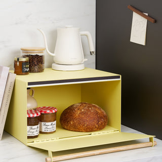 Bread Box - Steel + Wood - By Baano
