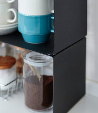 Stackable Countertop Shelf - Two Sizes - Steel - By Baano