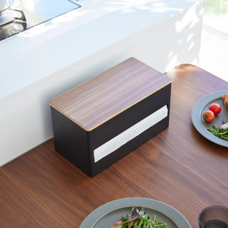 Paper Towel Dispenser - Steel + Wood - By Baano