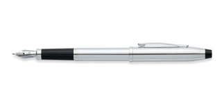 Century® II Lustrous Chrome Fine Nib Fountain Pen - By Baano