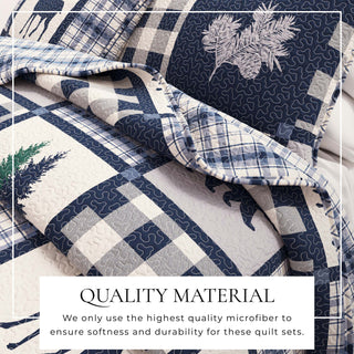 3-Piece Lodge Quilt - Stonehurst Collection Great Bay Home