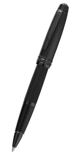 Bailey™ Matte Black Lacquer Rollerball Pen - By Baano