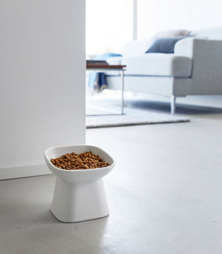 Tilted Pet Food Bowl Yamazaki Home