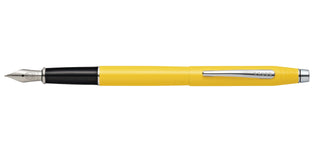 Classic Century® Sunrise Yellow Pearlescent Lacquer Fine Nib Fountain Pen - By Baano