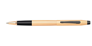 Classic Century® Brushed Rose-Gold PVD Rollerball Pen - By Baano