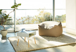 Storage Table - Short (14" H) - Steel + Wood - By Baano