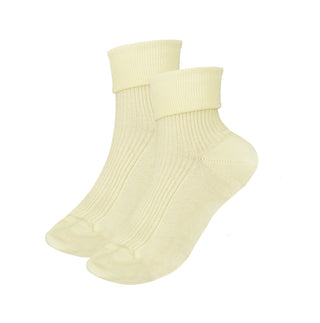 tittimitti® 100% Organic Combed Cotton Women's Socks. 1 Pair. Made in Italy.