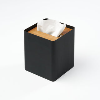 Tissue Box Cover - Square - Steel - By Baano
