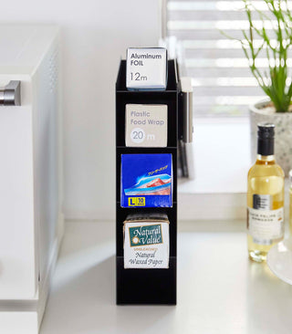 4-Tier Food Wrap Stand - Steel - By Baano