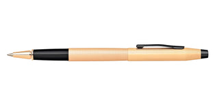 Classic Century® Brushed Rose-Gold PVD Rollerball Pen - By Baano