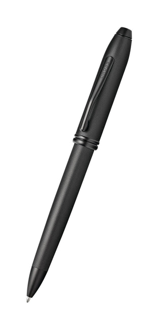 Townsend® Black PVD Micro-knurl Ballpoint Pen - By Baano
