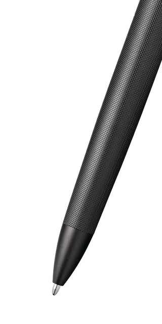 Townsend® Black PVD Micro-knurl Ballpoint Pen - By Baano