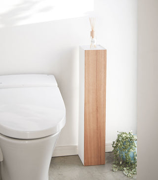 Bathroom Organizer - Steel + Wood - By Baano
