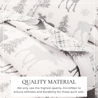 3-Piece Lodge Quilt - Wilderness Collection Great Bay Home