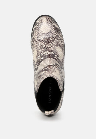 Womens Ankle Boots Low Heel