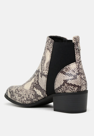 Womens Ankle Boots Low Heel
