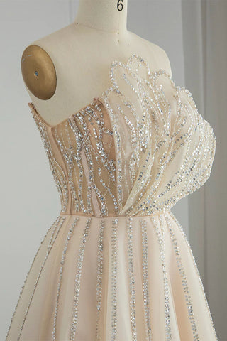 Wow Elegance Strapless Maxi Dress - By Baano