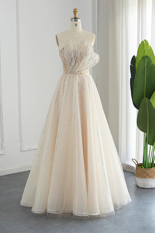 Wow Elegance Strapless Maxi Dress - By Baano