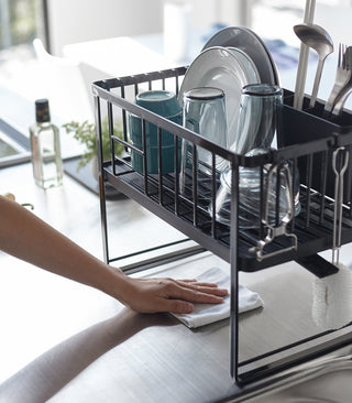 Two-Tier Wire Dish Rack - Steel - By Baano