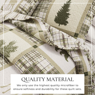 3-Piece Lodge Quilt - Stonehurst Collection Great Bay Home