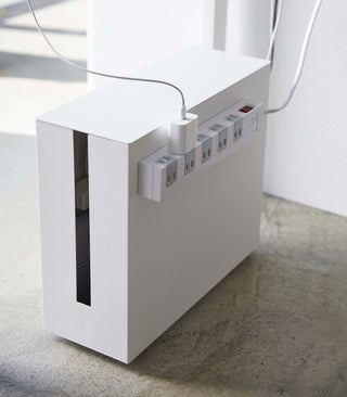 Rolling Cable Management Box - Steel - By Baano