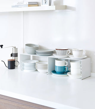 Stackable Countertop Shelf - Two Sizes - Steel - By Baano