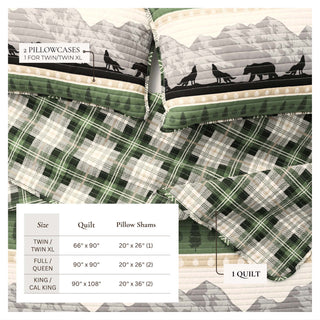 3-Piece Lodge Quilt - Salt Creek Collection Great Bay Home