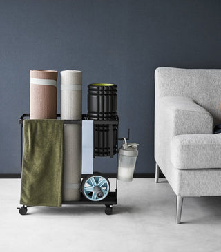 Fitness Equipment Storage Cart - Steel - By Baano