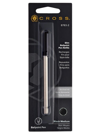 Slim Ballpoint Pen Refill - Black - Single Pack A.T. Cross