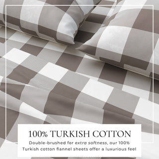 Turkish Cotton Flannel Sheet - Belle Collection