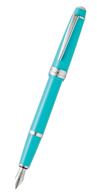 Bailey Light™ Polished Teal Resin Extra Fine Nib Fountain Pen - By Baano