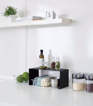 Stackable Countertop Shelf - Two Sizes - Steel - By Baano