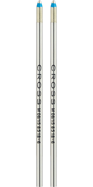 Mini Ballpoint Pen Refill - Blue - Medium - Dual Pack - By Baano