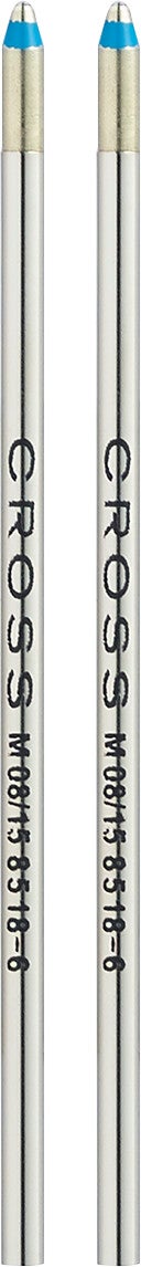 Mini Ballpoint Pen Refill - Blue - Medium - Dual Pack - By Baano