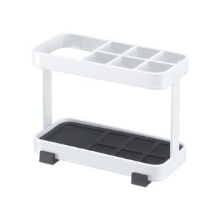 Toothbrush + Toothpaste Stand - Steel - By Baano