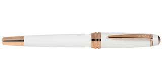 Bailey™ Pearlescent White Lacquer Fine Nib Fountain Pen - By Baano