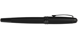 Bailey™ Matte Black Lacquer Stainless Steel Medium Nib Fountain Pen - By Baano