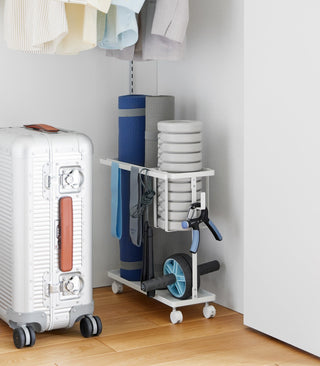 Fitness Equipment Storage Cart - Steel - By Baano