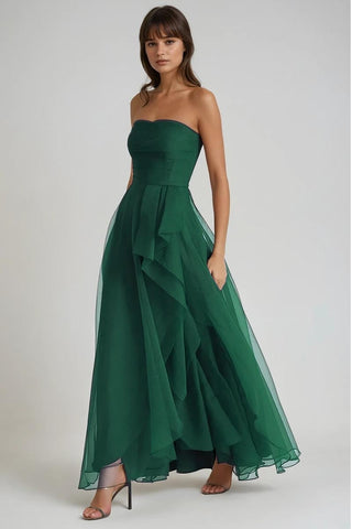 Zoya Strapless Maxi Dress - By Baano